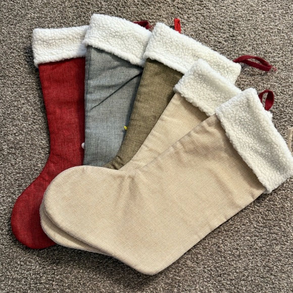 Christmas Stockings Set of 5 - Picture 2 of 2